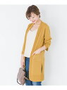 【SALE/50%OFF】ROSSO Straw yarn long cardigan アーバンリサーチロッソ ニット【RBA_S】【RBA_E】【送料無料】