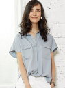 【SALE/40%OFF】KC P/R 2ポケット ショートスリーブ スキッパーシャツ ユナイテッドアローズ グリーンレーベルリラクシング シャツ/ブラウス【RBA_S】【RBA_E】【送料無料】
