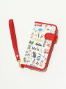 【SALE/20%OFF】トラベル柄ブック型iPhone8/7/6/6sケース アフタヌーンティー・リビング ファッショングッズ【RBA_S】【RBA_E】