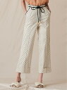 Supreme.La.La. パイピングパンツ シュープリーム・ララ パンツ/ジーンズ ワイド/バギーパンツ ベージュ ホワイト【送料無料】