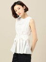 【SALE/40%OFF】BEAUTY & YOUTH UNITED ARROWS BY コットンリボンノースリーブブラウス -2WAY- ビューティ&ユース ユナイテッドアローズ シャツ/ブラウス【RBA_S】【RBA_E】【送料無料】