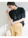 【SALE/50%OFF】ROPE' 無地カットソータック袖プルオーバー ロペ カットソー カットソーその他 ブラック ホワイト グリーン【送料無料】