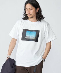 SHIPS SHIPS___ Sheila Rock HOTEL フォト プリント Tシャツ シップス <strong>トップス</strong> カットソー・Tシャツ ホワイト グレー ブラック【送料無料】