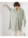【SALE/35%OFF】KBF アシンメトリーロングシャツ ケービーエフ シャツ/ブラウス シャツ/ブラウスその他 ベージュ ホワイト【送料無料】
