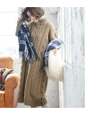 ROPE' PICNIC 【松岡茉優さん着用アイテム】【WEB限定カラー3色】ケーブル編みニットワンピース ロペピクニック ワンピース【先行予約】*【送料無料】