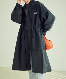 【SALE／50%OFF】VIS 【OUTDOOR PRODUCTSコラボ】【洗濯可・撥水加工】オーバーサイズロング<strong>マウンテンパーカー</strong> ビス ジャケット・アウター <strong>マウンテンパーカー</strong> ブラック ベージュ ブルー【送料無料】