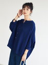 CRAFT STANDARD BOUTIQUE Women's ドロップショルダー9分袖ニットカーディガン クラフトスタンダードブティック ニット カーディガン ブルー ホワイト ブラック レッド ブラウン【送料無料】