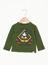 【SALE/30%OFF】GAP (K)Disney 長袖ミッキーマウスグラフィックTシャツ ギャップ カットソー キッズカットソー グリーン