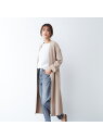 Rouge vif la cle ベルト付きノーカラーガウン ルージュ・ヴィフ ラクレ コート/ジャケット【送料無料】