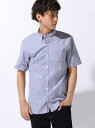 【SALE/46%OFF】BEAMS MEN BEAMS / ストレッチオックスフォード 半袖シャツ ビームス メン シャツ/ブラウス【RBA_S】【RBA_E】【送料無料】