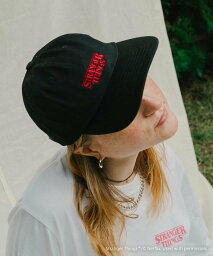 FREAK'S STORE Stranger Things Cap <strong>フリークスストア</strong> 帽子 キャップ ブラック ベージュ