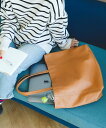 B:MING by BEAMS B:MING by BEAMS / レザー トートバッグ 21AW ビーミング ライフストア バイ ビームス バッグ トートバッグ ブラウン グレー ブラック ベージュ【送料無料】
