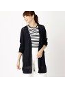 【SALE/50%OFF】COMME CA ISM リネン・ロングカーディガン コムサイズム ニット【RBA_S】【RBA_E】【送料無料】
