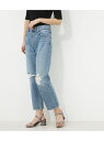 【SALE/20%OFF】AZUL by moussy ひざクラッシュ ストレートdenim アズールバイマウジー パンツ/ジーンズ【RBA_S】【RBA_E】【送料無料】