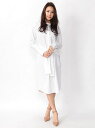 【SALE/70%OFF】前絞りシャツワンピース ソフィラ ワンピース【RBA_S】【RBA_E】【送料無料】