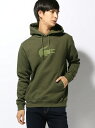 LACOSTE (M)ワントーンデカワニパーカー ラコステ カットソー【送料無料】