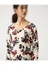 【SALE/33%OFF】AZUL by moussy フラワー柄Vネック長袖プルオーバー アズールバイマウジー カットソー【RBA_S】【RBA_E】