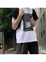 【SALE/67%OFF】monaBelinda <WEB限定>フォトT モナベリンダ カットソー カットソーその他 ホワイト ブルー