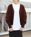 THE SHINZONE CAPELIN KNIT CARDIGAN ステップス トップス カーディガン ブラウン グレー ネイビー【送料無料】