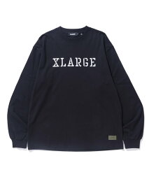 XLARGE MILITARY LOGO L/S TEE ロンT 長袖 XLARGE エクストララージ トップス カットソー・Tシャツ ブラック カーキ ホワイト【送料無料】