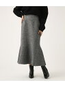 AZUL by moussy 裾フレアツイードスカート アズールバイマウジー スカート【送料無料】