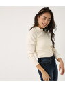 AZUL by moussy カットリブハイネックプルオーバー アズールバイマウジー カットソー