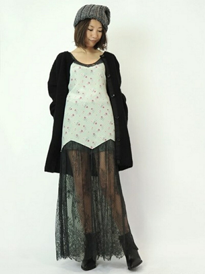 【SALE／50%OFF】deicy *サテン小花柄スリップDRESS デイシー ワンピー…...:stylife:10549567