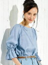 【dl】UNITED ARROWS green label relaxing CF ハードマンズLI GA RBN PO ブラウス ユナイテッドアローズ グリーンレーベルリラクシング【先行予約】*【送料無料】