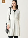 【SALE/49%OFF】TO BE CHIC(大きいサイズ) 【L】パールロングカーディガン サンヨー エルサイズ コート/ジャケット ブルゾン ホワイト ネイビー【送料無料】