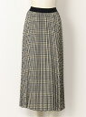 PLAID PLEATED SKIRT ミルクフェド スカート【送料無料】
