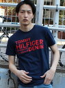 TOMMY HILFIGER (M)コットンロゴTシャツ トミーヒルフィガー【送料無料】