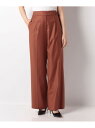 【SALE/50%OFF】LA JOCONDE ギャバストレッチワイドパンツ ラジョコンダ パンツ/ジーンズ フルレングス ブルー ネイビー グレー ブラウン【送料無料】