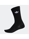 【SALE/70%OFF】adidas Originals THIN TREFOIL CREW SOCKS アディダス ファッショングッズ ソックス/靴下 ブラック ホワイト
