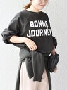 SHIPS WOMEN <予約>【SHIPS別注】RUSSELL ATHLETIC:ロゴスウェット◆ シップス カットソー Tシャツ グレー ベージュ グリーン ブルー【送料無料】