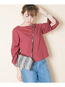 【SALE/40%OFF】URBAN RESEARCH 袖シャーリング肩マチブラウス アーバンリサーチ シャツ/ブラウス【RBA_S】【RBA_E】【送料無料】
