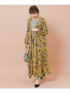 【SALE/30%OFF】KBF KBF+ フラワープリントカシュクール2wayワンピース ケービーエフ ワンピース【RBA_S】【RBA_E】【送料無料】