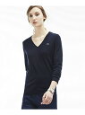 【SALE/30%OFF】LACOSTE (W)ウール Vネック ニット (長袖) ラコステ ニット【RBA_S】【RBA_E】【送料無料】