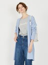 【SALE/39%OFF】EVEX by KRIZIA 【ウォッシャブル】バルキーコットンロングカーディガン エヴェックス バイ クリツィア ニット 長袖ニット ブルー グレー【送料無料】