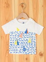 【SALE/40%OFF】PETIT BATEAU (K)プリント半袖Tシャツ プチバトー カットソー【RBA_S】【RBA_E】
