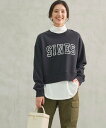 【SALE/10%OFF】UNITED ARROWS green label relaxing ロゴ スウェット ショート プルオーバー カットソー ユナイテッドアローズ グリーンレーベルリラクシング カットソー スウェット グレー ベージュ【送料無料】