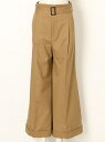 【SALE/40%OFF】beautiful people ultimate pima twill super wide pants ビューティフル ピープル パンツ/ジーンズ【RBA_S】【RBA_E】【送料無料】:beautiful people(ビューティフル ピープル)ultimate pima twill super wide pants最高級の超長綿“アルティメイトピマ”を用いた、程よい光沢とハリのあるツイル素材のフルレングスパンツ。「beautiful people」の定番アイテムであるタックパンツをスーパーワイドレッグにデフォルメしたシルエットが特徴。ベルトも備えているのでタックインスタイルですっきりとまとめるのがお勧めです。1725105001-aaa-34 375206■■111■■【採寸】サイズウエストヒップ股上股下太もも周り着丈3466.096.0366866.01023669.0100.0377267.0106.5商品のサイズについて【商品詳細】日本素材:コットン100%革巻バックル:牛革サイズ:34、36石油系ドライクリーニング※画面上と実物では多少色具合が異なって見える場合もございます。ご了承ください。商品のカラーについて 【予約商品について】 ※「先行予約販売中」「予約販売中」をご注文の際は予約商品についてをご確認ください。 ■重要なお知らせ当店では在庫を複数サイトで共有しているため、同時にご注文があった場合、売切れとなってしまう事がございます。お手数ですが、ご注文後に当店からお送りする「ご注文内容の確認メール」をご確認ください。 商品ページに記載しているメーカー希望小売価格は、楽天市場「商品価格ナビ」に登録されている価格に準じています。 商品の価格について 商品を2点以上ご注文の場合、発送予定日が表記と異なる場合がございます。詳しくは発送についてをご確認ください。beautiful peoplebeautiful peopleのワイド/バギーパンツパンツ/ジーンズご注文・お届けについて発送ガイドラッピンググッズギフト配送NG2,000円以上送料無料ご利用ガイドよくあるご質問 http://hb.afl.rakuten.co.jp/hgc/g00rf711.q0w8265f.g00rf711.q0w838b2/?pc=http%3A%2F%2Fitem.rakuten.co.jp%2Fstylife%2F375206%2F&m=http%3A%2F%2Fm.rakuten.co.jp%2Fstylife%2Fi%2F11194968%2F