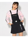 【SALE/50%OFF】PINK-latte ベルト付ジャンパースカート ピンク ラテ スカート【RBA_