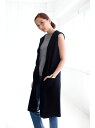 【SALE/60%OFF】AZUL by moussy スウェッターフーディロングジレ アズールバイマウジー コート/ジャケット【RBA_S】【RBA_E】【送料無料】