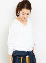 【SALE/50%OFF】BEAUTY & YOUTH UNITED ARROWS BY∴ ウォッシュリネンVネックロングスリーブニット -手洗い可能- ビューティ&ユース ユナイテッドアローズ ニット【RBA_S】【RBA_E】【送料無料】