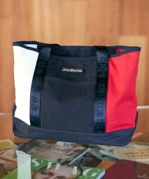 TOMMY HILFIGER 【オンライン限定】ミディアムキャンバストート<strong>バッグ</strong> <strong>トミーヒルフィガー</strong> <strong>バッグ</strong> トート<strong>バッグ</strong> ネイビー【送料無料】