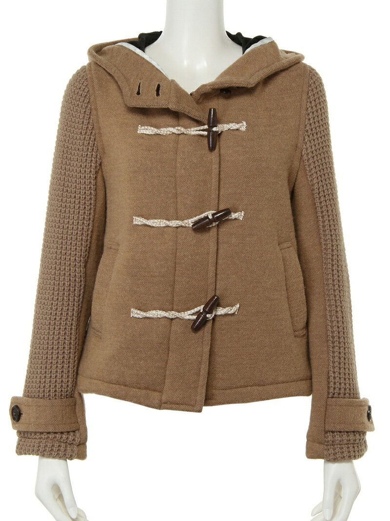 【40%OFF】Lefua Lea ダブルフェイスニットショートダッフル パラダイスピクニック【RBA_S】【RBA_E】