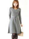 PROPORTION BODY DRESSING ビジュースカラニットワンピース プロポーションボディドレッシング ワンピース【先行予約】*【送料無料】
