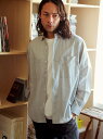 【SALE/61%OFF】BAYFLOW (M)WPKタイプライターSH ベイフロー シャツ/ブラウス 長袖シャツ ブルー グレー ネイビー ベージュ ホワイト