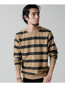 【SALE/50%OFF】nano・universe 転換リップルボーダースウェット ナノユニバース カ