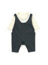 【SALE/10%OFF】Ampersand 男児着せこみカバーオール エフオーオンラインストア マタニティー/ベビー マタニティー/ベビーその他 グレー カーキ
